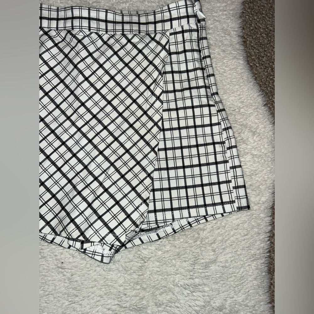 Plaid Skort